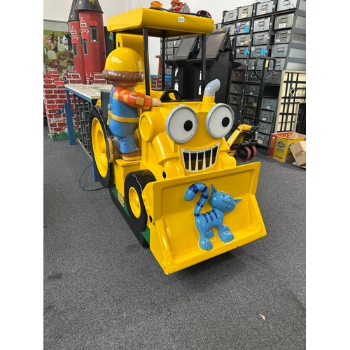 Coin Operated Bob The Builder Ride On Machine - Two Keys & Tested - Used