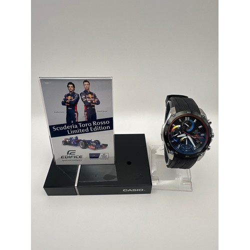 39 - Limited Edition Casio Scuderia Toro Rosso F1 Watch With Box