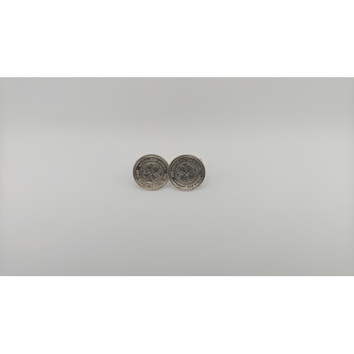 15 - Pair Of 925 Silver Celtic Cufflinks - Total Weight 8g