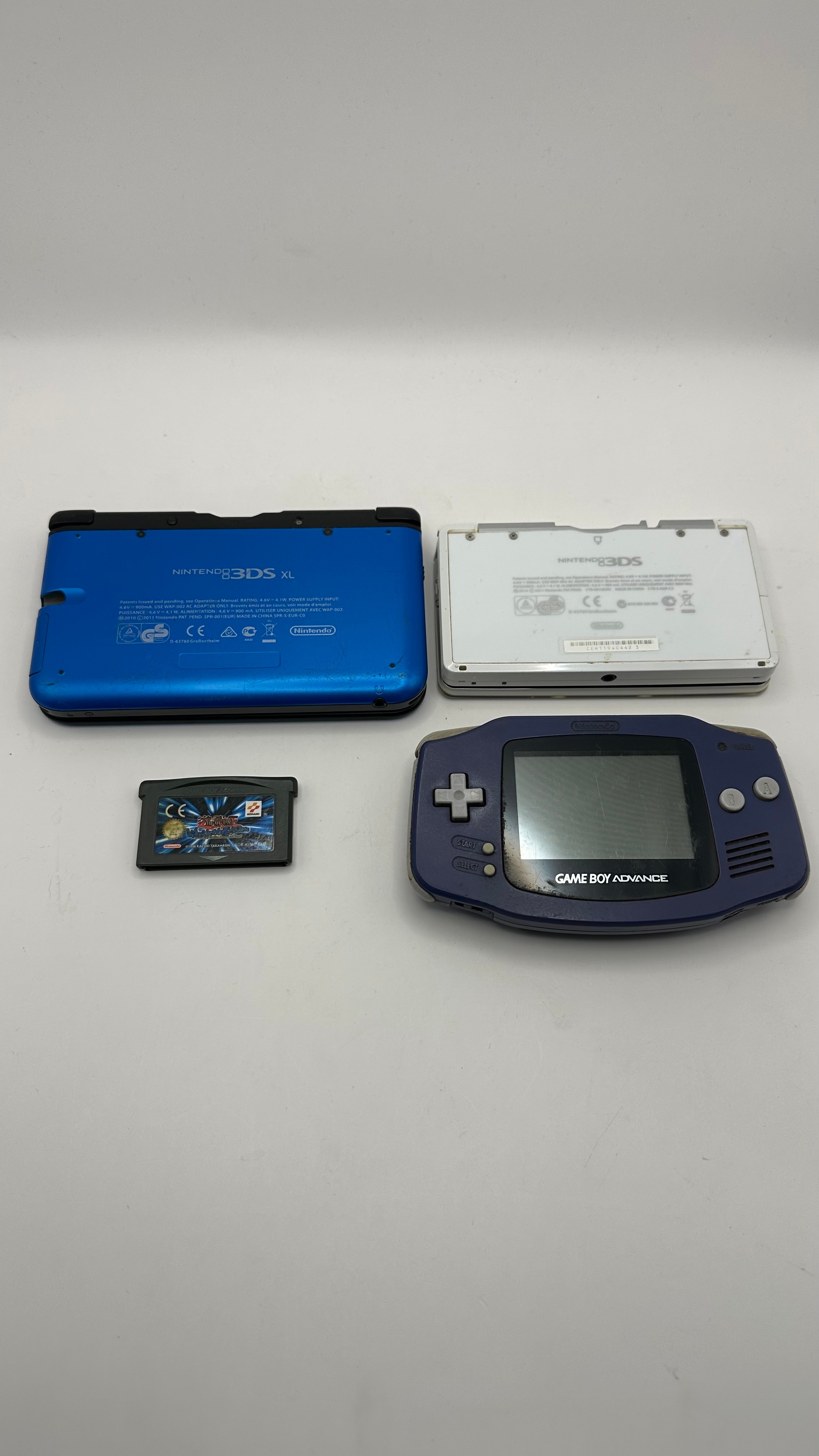 3 Handheld Gaming Devices - 3DS, 3DS XL & Gameboy Advanced - Units Only ...