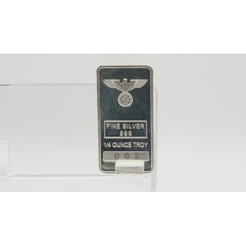 5 - Two 999 Finesse Silver Bars - 1 Marked 001/999 - Total Weight 15.6g