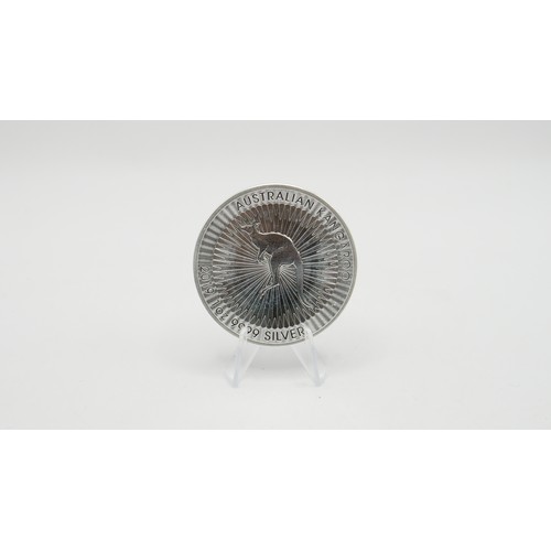 21 - 2019 1oz Fine Silver Australian Kangaroo Coin