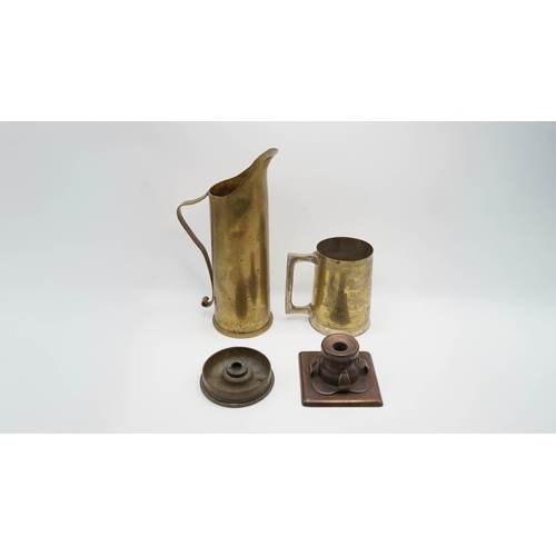 63 - 4 Pieces of WW2 Trench Art