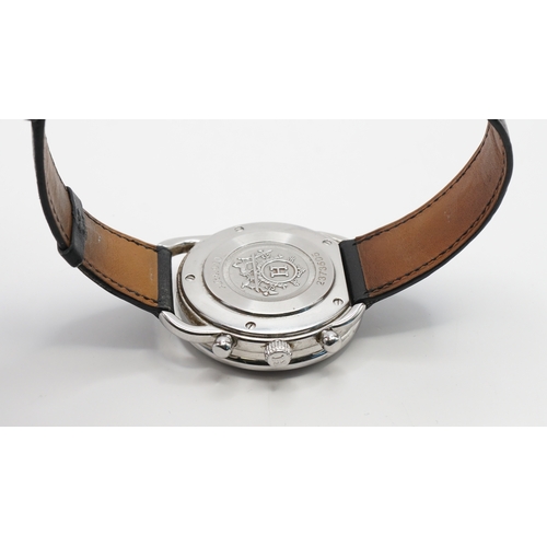 66 - Hermès Arceau Chronographe Ref AR4.910. Stainless Steel Chronograph Wristwatch.
Number: 2373505