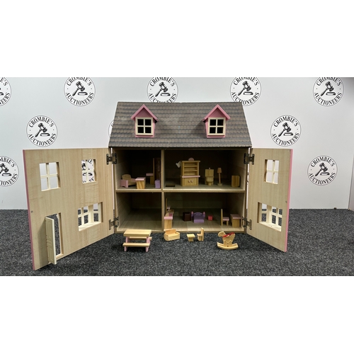 307 - Kids Doll House With Furniture