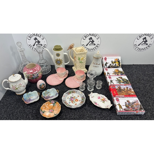 311 - Qty of Ceramics & Glassware with 5 Airfix Kits
