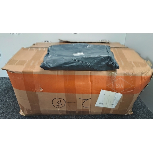 326 - Large Box Of Approx 44 New Black Ladies Jumpsuits Size XL individual Wrapped Ready To Ship!