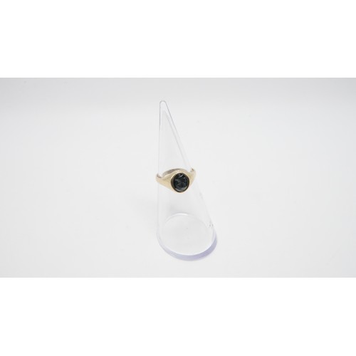 88 - 4g 9ct Gold Hermanite Centurion Signet Ring Size S