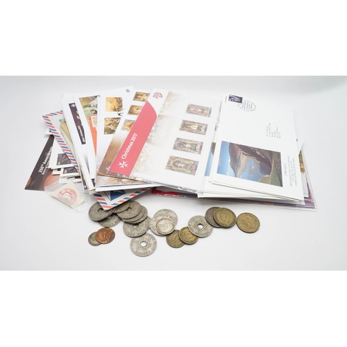 98 - Large Collection Of Stamps And Coins Including First Day Covers