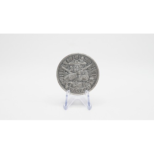 102 - 1oz Fine Silver Black Pirate Coin