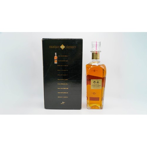 112 - Johnnie Walker 12 Yr Old Black Label - Millennium Edition - 70cl