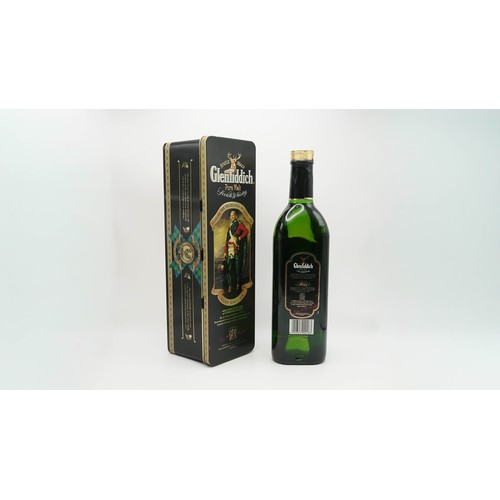 107 - Glenfiddich Pure Malt Scotch Whisky - Clans Of The Highlands Of Scotland  Tin Edition - 75cl
