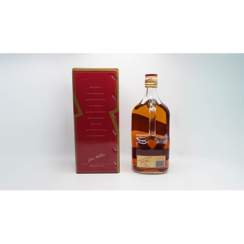 120 - Johnnie Walker Pre 2000 walking Left Red Label Blended Scotch Whisky 1.75L