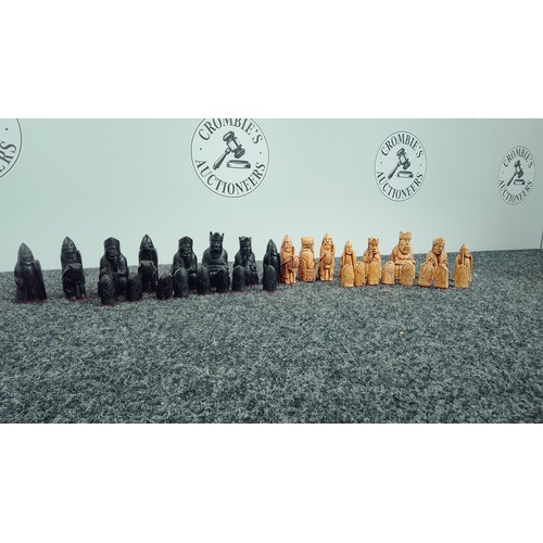 39 - Collection Of Carved Chess Pieces