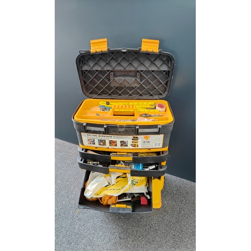 44 - Trolley Tool Box With Contents