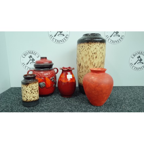 52 - Selection Of Handmade Vases & Rumtopf