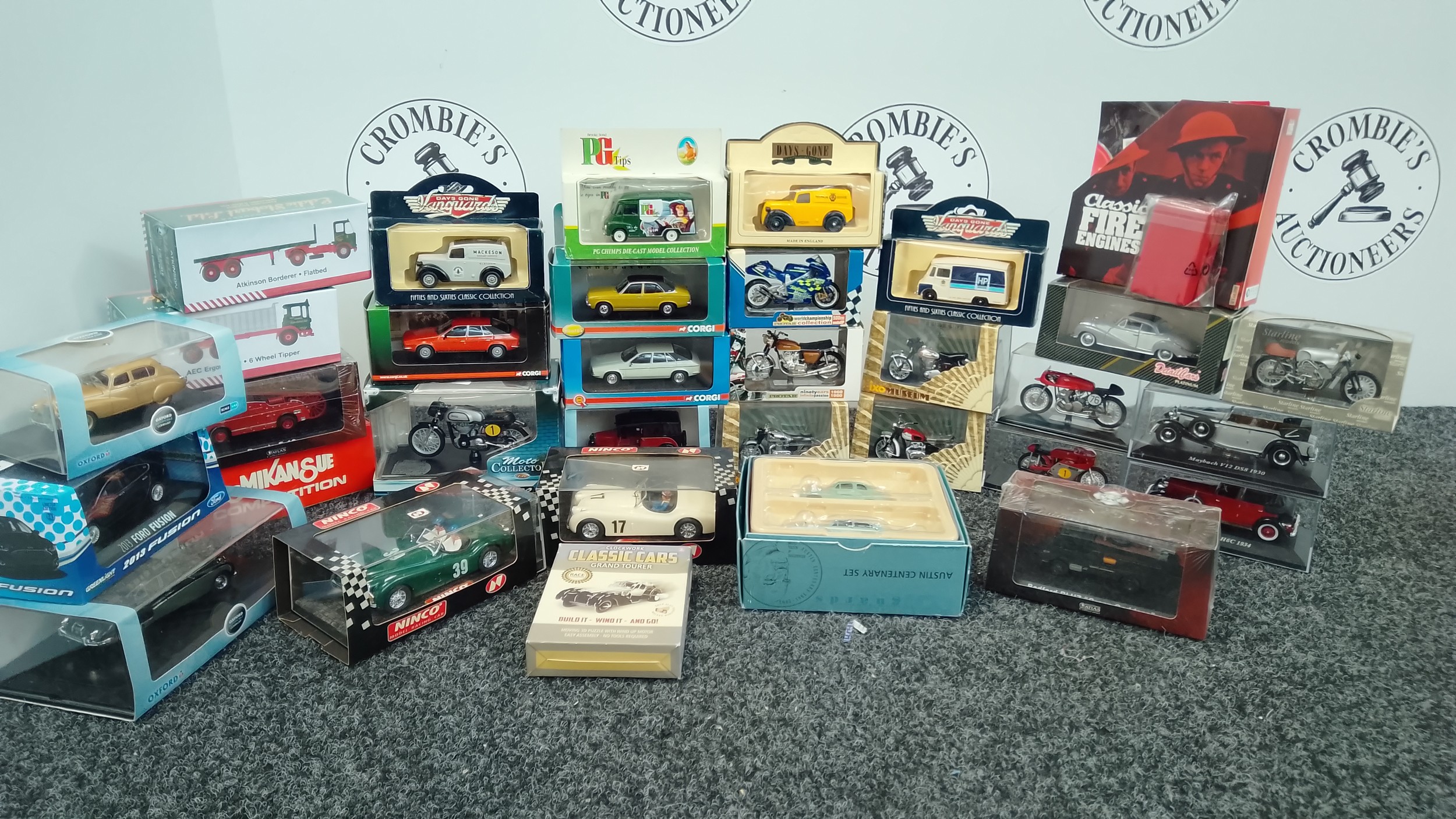 Large Qty Of Boxed Model Cars