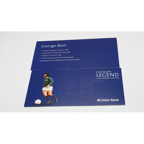 2x Limited Edition George Best £5 Notes 2006