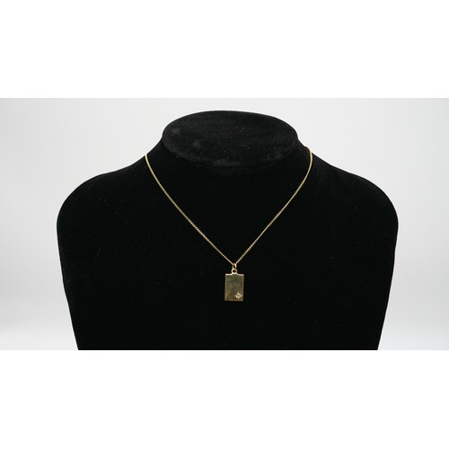 10 - 3.50g 9ct Gold Necklace & Pendant