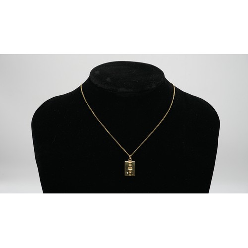 10 - 3.50g 9ct Gold Necklace & Pendant