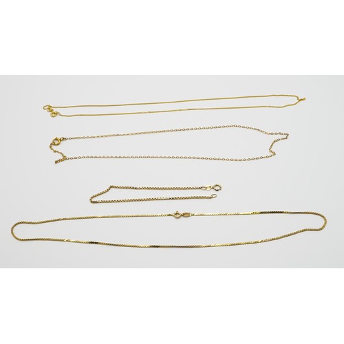 22 - 7.73g 9ct Gold Mix Chains