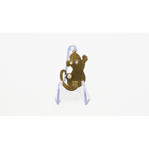 36 - 2.75g 9ct Gold & Diamond Pendant
