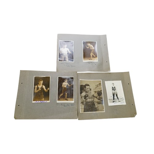 45 - Vintage Photographs of Boxers with Signatures