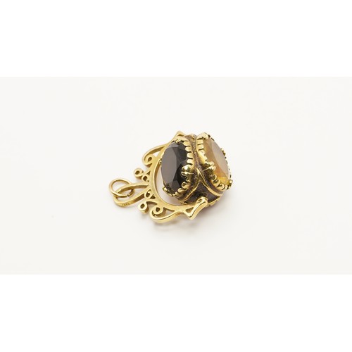 48 - 6.56g 9ct Gold Fob Pendant