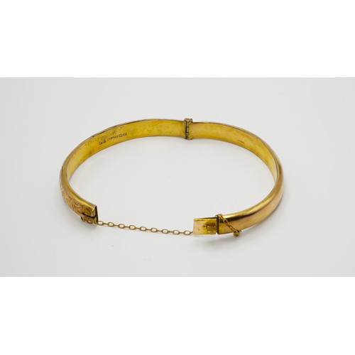 58 - 8.40g 9ct Gold Bangle