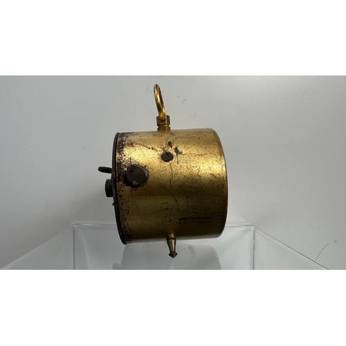 151 - Brass Drum Clock Movement by The British United Clock Co. Ltd. - Birmingham C.1895–1905 - 5 & 1/2 CM... 