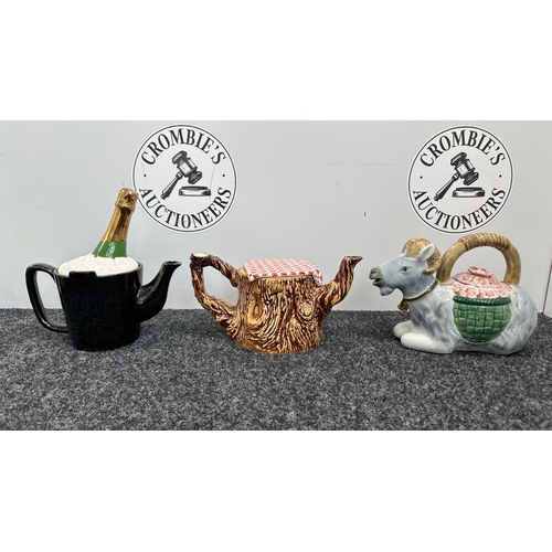 278 - Large Collection of Vintage & Contemporary Novelty Teapots - A comprehensive collection of themed & ... 