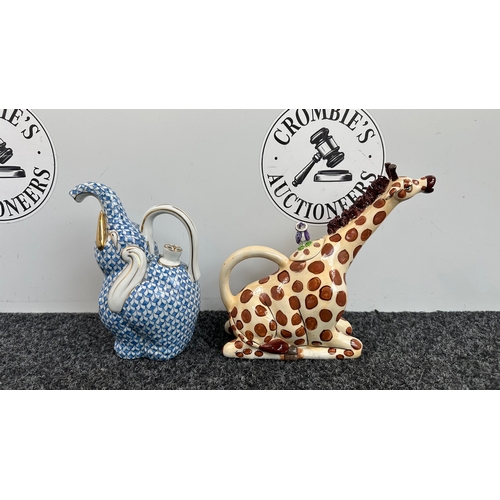 278 - Large Collection of Vintage & Contemporary Novelty Teapots - A comprehensive collection of themed & ... 