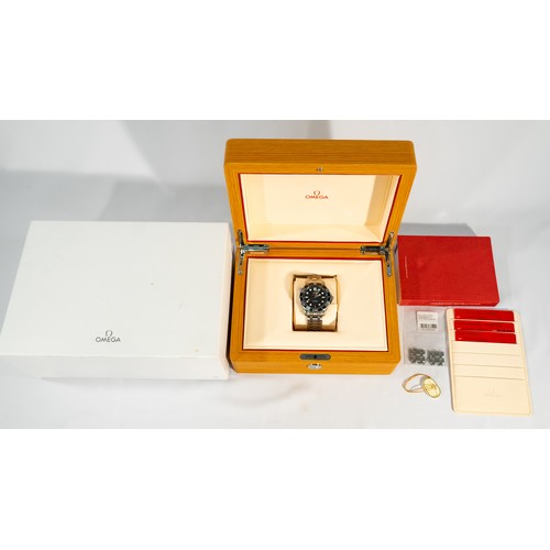 105 - OMEGA Seamaster Diver 300M 42mm Co-Axial Master Chronometer Automatic Men's Watch - As New Complete ... 