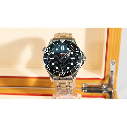 105 - OMEGA Seamaster Diver 300M 42mm Co-Axial Master Chronometer Automatic Men's Watch - As New Complete ... 