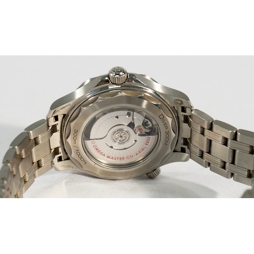 105 - OMEGA Seamaster Diver 300M 42mm Co-Axial Master Chronometer Automatic Men's Watch - As New Complete ... 