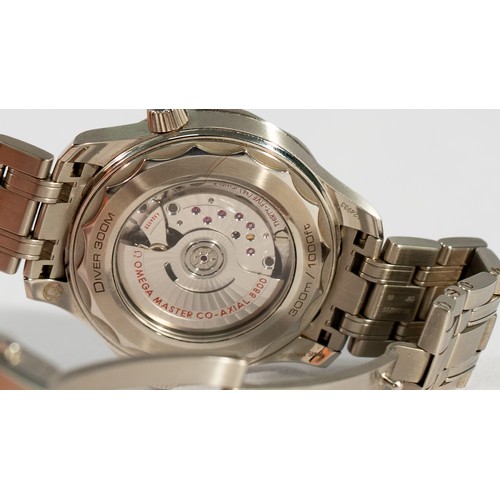 105 - OMEGA Seamaster Diver 300M 42mm Co-Axial Master Chronometer Automatic Men's Watch - As New Complete ... 