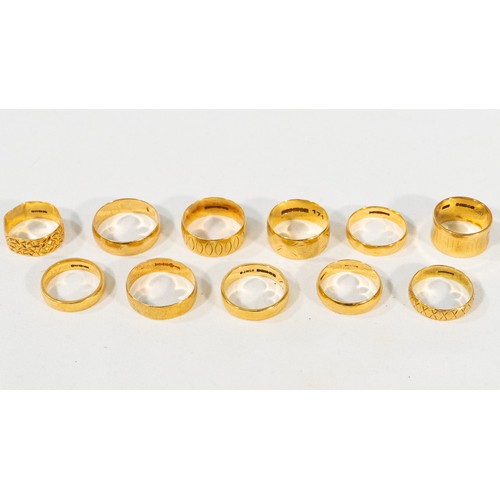 33.69g 9ct Gold Bands