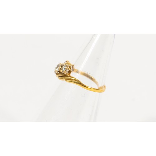 21 - 1.51g 9ct Gold Gemstone Ring - Size M