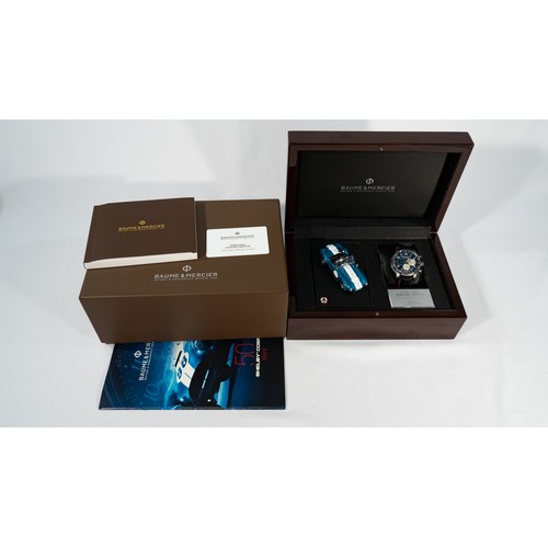 Baume & Mercier Capeland Shelby Cobra Limited Edition Chronograph MOA10232 Watch, Box Set & Paperwork 1/1965
