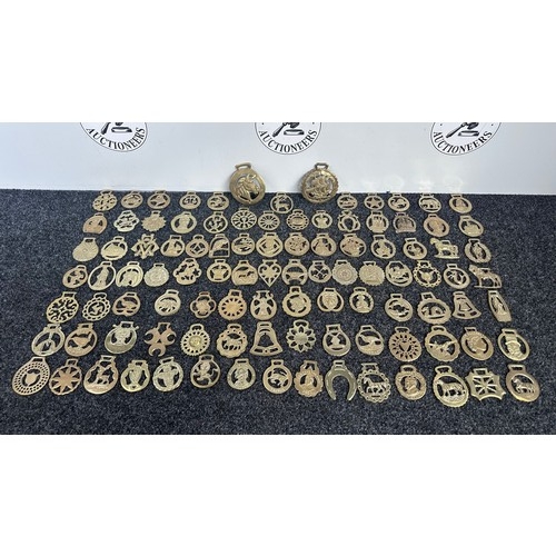 Large Collection of Horse Brasses