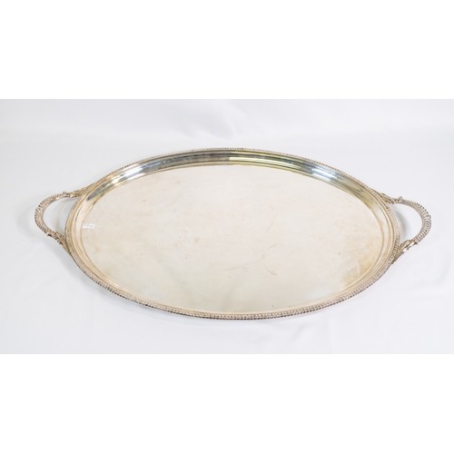 3.13kg Sterling Silver Antique 1930 Ellis & Co Birmingham Serving Tray