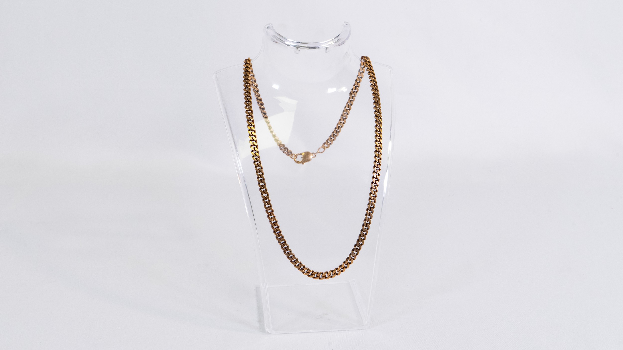 43.90g 9ct Gold Usable 22'' Curb Chain