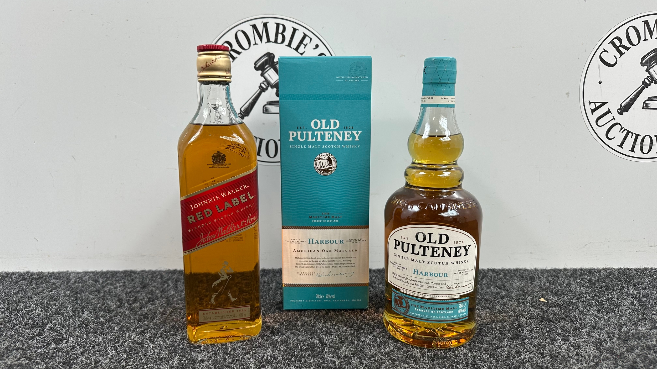 Two Bottles of Whisky - Johnnie Walker Red Label & Old Putney - 70cl