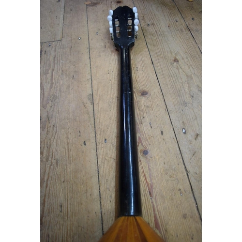 1870 - An eight string lute guitar.