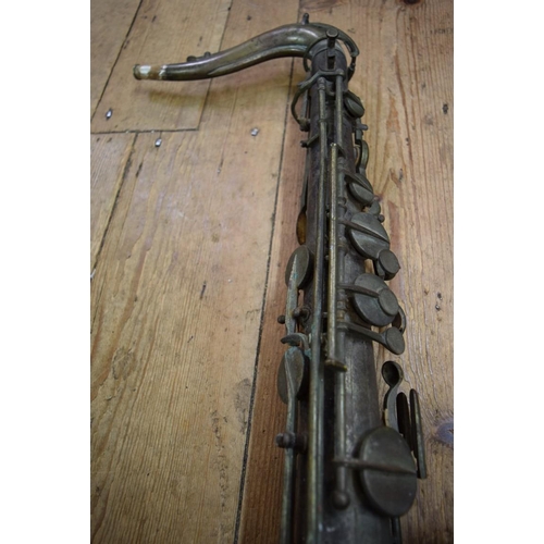 1871 - A plated saxophone, by Jerome Thibouville-Lamy.