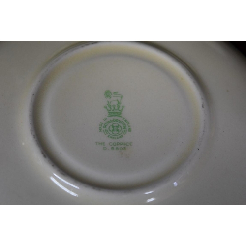 1885 - A Royal Doulton 'The Coppice' part tea and dinner service.