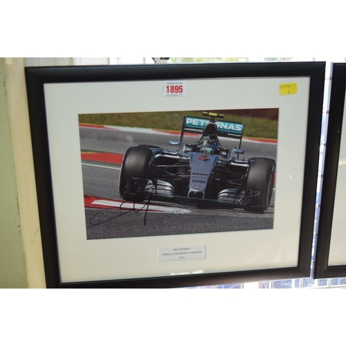 1895 - Formula One: a signed photograph of Nico Rosberg in Grand Prix car, 19.5 x 29.5cm. £30 - 40