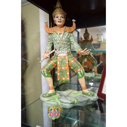 1919 - A Connoisseur 'Khon' Dancer figure, No.5/50, 44.5cm high, with certificate.