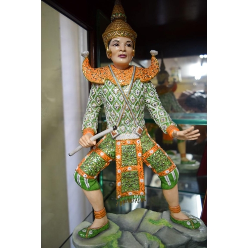 1919 - A Connoisseur 'Khon' Dancer figure, No.5/50, 44.5cm high, with certificate.