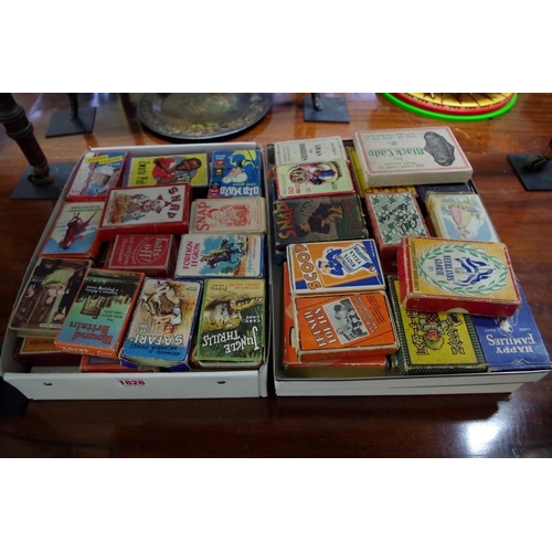 1828 - A large quantity of vintage boxed card games.